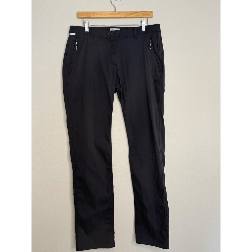 Craghoppers ProStretch Hiking Pants Black Womens US 10 L‎ CWJ1280L Outdoor